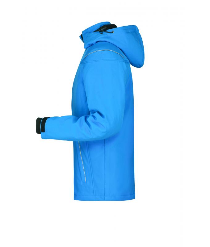 Men Men's Winter Softshell Jacket Aqua 7259
