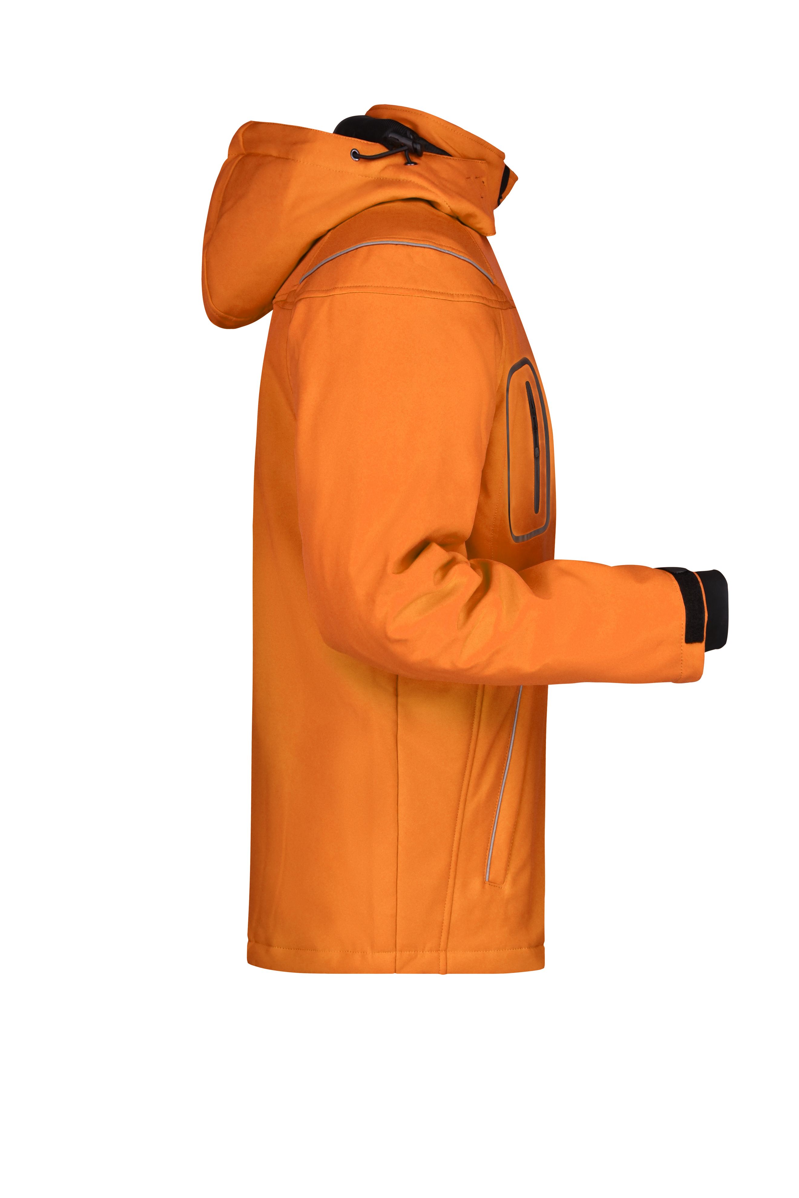 Men Men's Winter Softshell Jacket OrangeDaiber