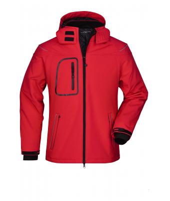 Men Men's Winter Softshell Jacket Red 7259