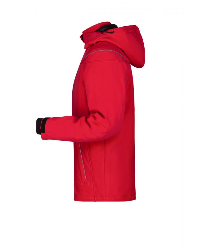 Herren Men’s Winter Softshell Jacket Red 7259