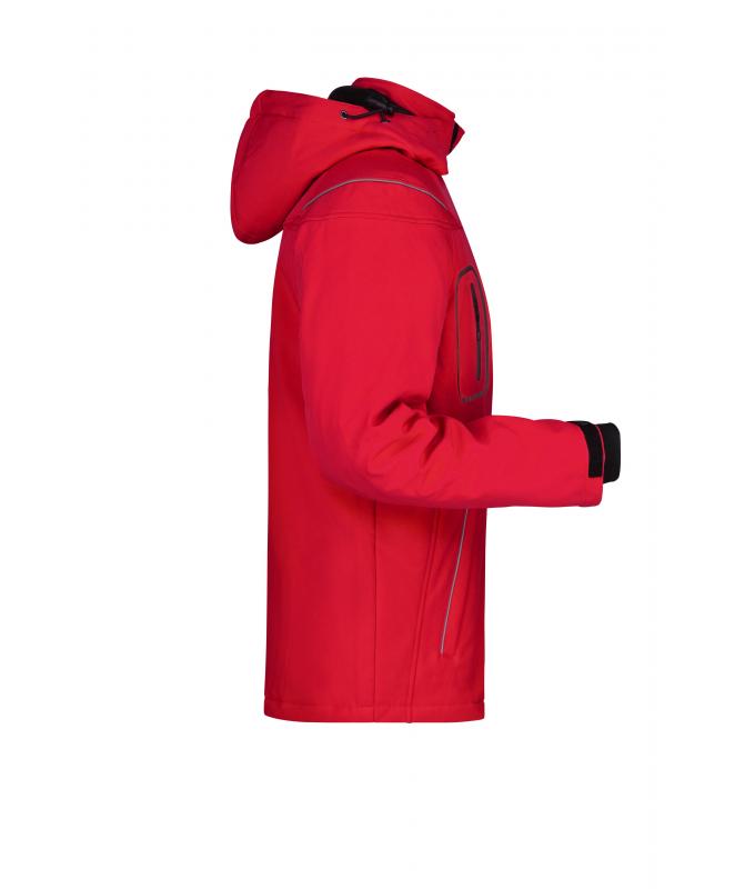 Herren Men’s Winter Softshell Jacket Red 7259