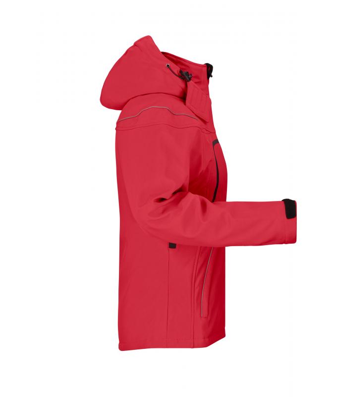 Damen Ladies' Winter Softshell Jacket Red 7260
