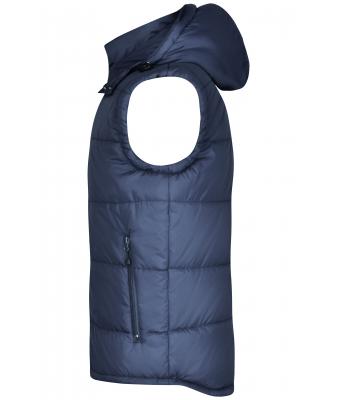 Homme Gilet avec capuche amovible homme Marine 7263