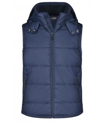 Homme Gilet avec capuche amovible homme Marine 7263