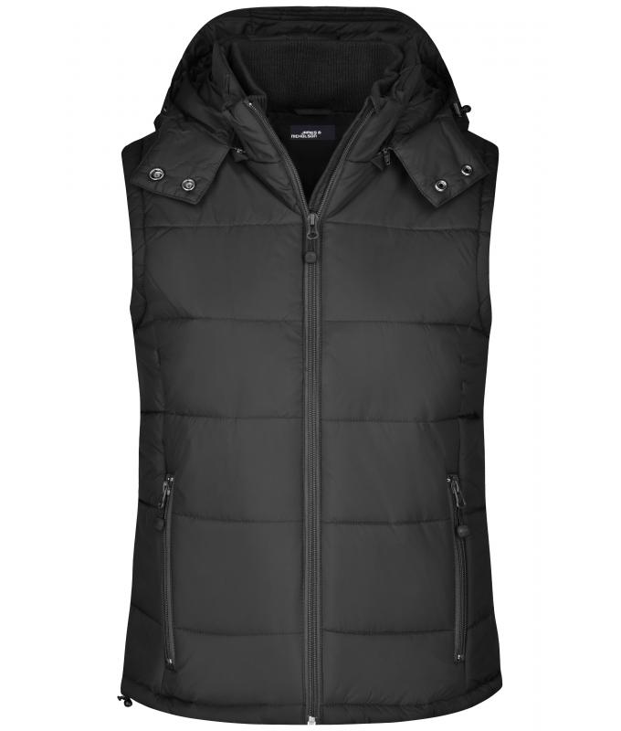 Ladies Ladies' Padded Vest Black 7264