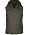 Damen Ladies' Padded Vest Mud 7264