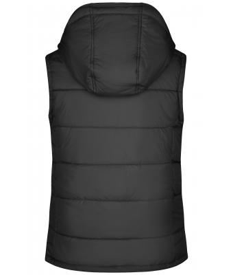 Damen Ladies' Padded Vest Black 7264