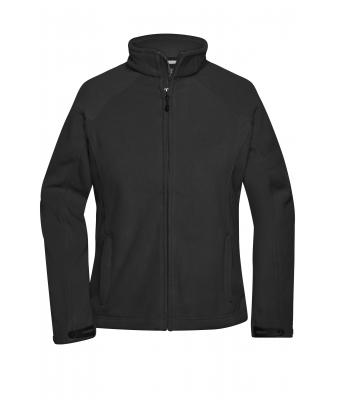 Damen Ladies' Bonded Fleece Jacket Carbon/black 7266