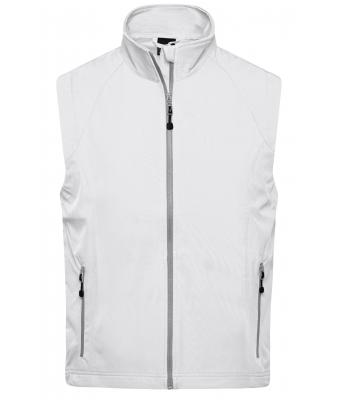 Men Men's  Softshell Vest Off-white 7283