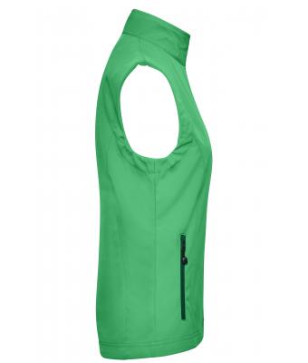 Damen Ladies' Softshell Vest Green 7284