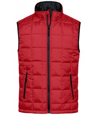 Men Men's Padded Light Weight Vest Red/black 7914