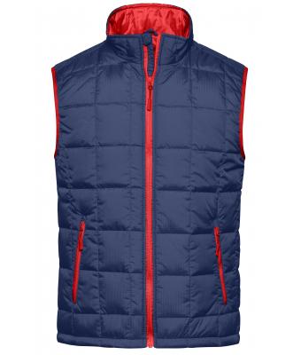 Men Men's Padded Light Weight Vest Navy/red 7914