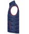 Herren Men's Padded Light Weight Vest Navy/red 7914