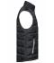 Herren Men's Padded Light Weight Vest Black/silver 7914