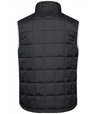Herren Men's Padded Light Weight Vest Black/silver 7914