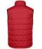 Herren Men's Padded Light Weight Vest Red/black 7914