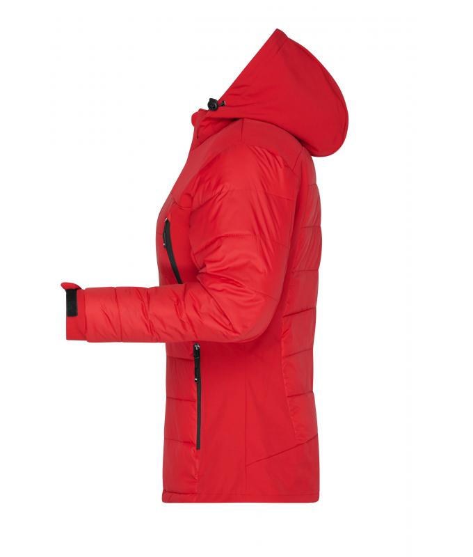 Damen Ladies' Outdoor Hybrid Jacket Red 8092