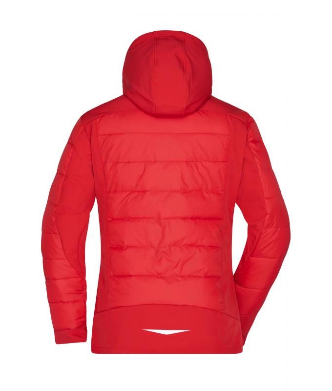 Damen Ladies' Outdoor Hybrid Jacket Red 8092