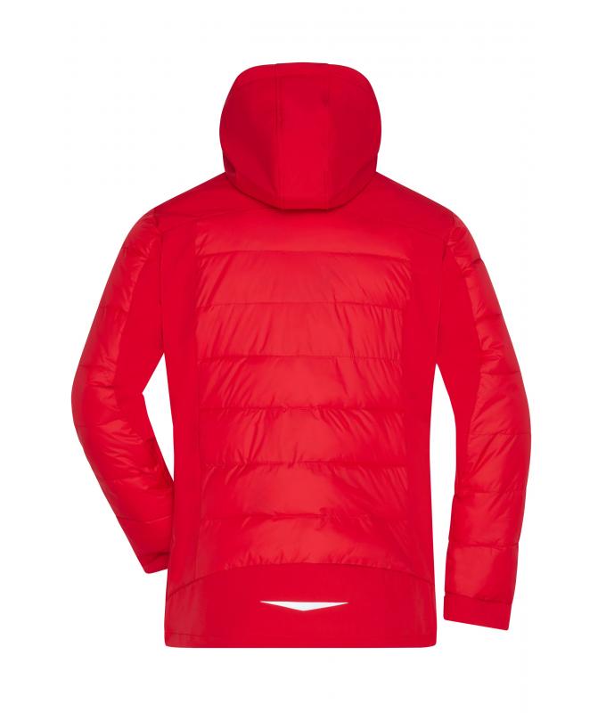 Herren Men's Outdoor Hybrid Jacket Red 8093