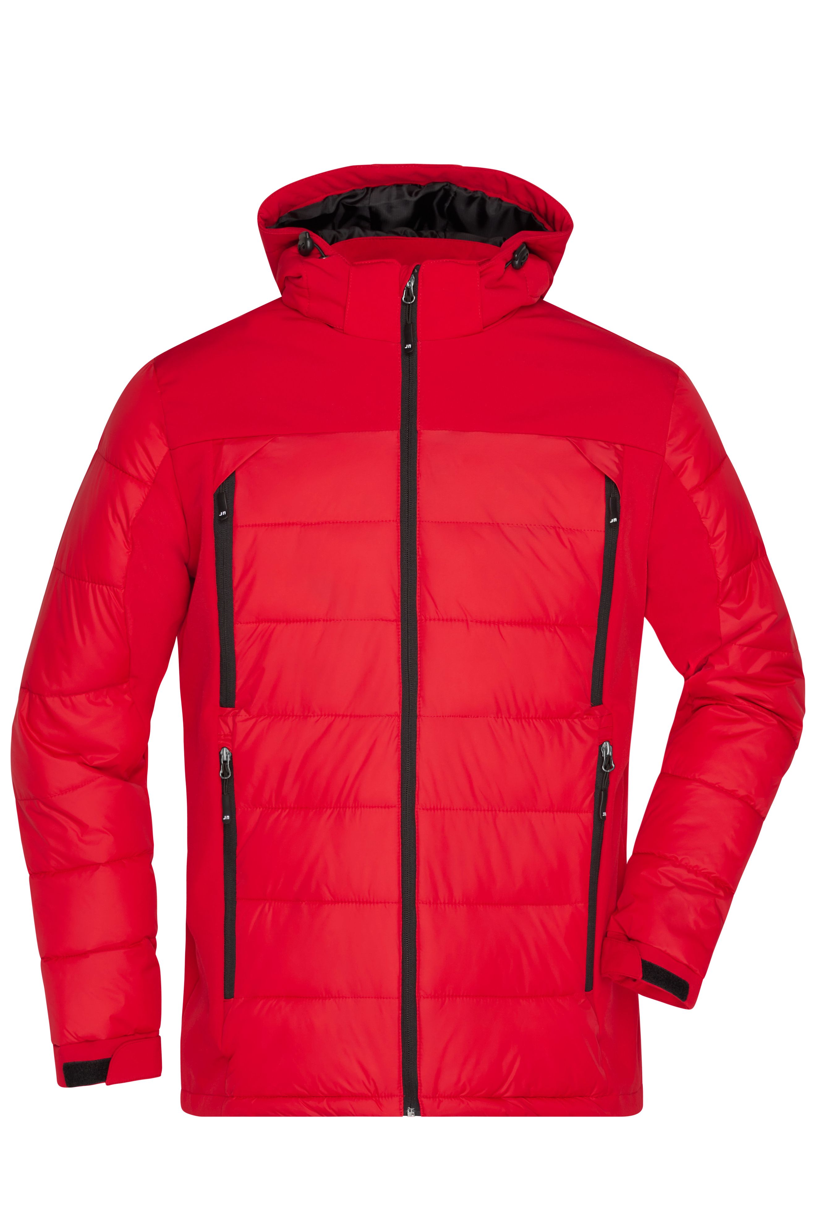 Daiber JN355 Sportive Jacke mit Kapuze rot/grau (red/carbon) main image 1