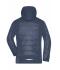 Heren Men's Outdoor Hybridjacket Navy 8093