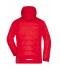 Homme Veste matelassée homme Rouge 8093