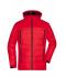 Homme Veste matelassée homme Rouge 8093