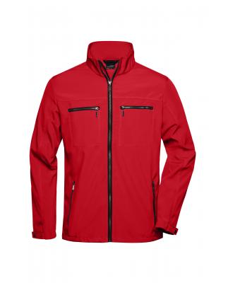 Homme Veste contrastée en softshell homme Rouge 8101