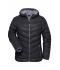 Ladies Ladies' Down Jacket Black/grey 8102