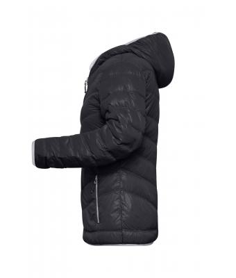Dames Ladies' Down Jacket Zwart/grijs 8102