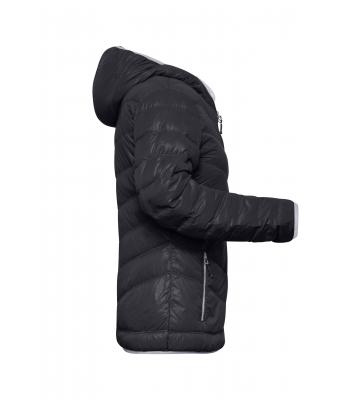 Dames Ladies' Down Jacket Zwart/grijs 8102