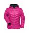Femme Veste duvet à capuche femme Magenta/graphite 8102