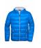 Heren Men's Down Jacket Blauw/zilver 8103