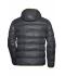 Homme Veste duvet à capuche homme Carbone/jaune-acide 8103