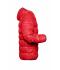 Homme Veste duvet à capuche homme Rouge/marine 8103