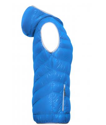 Damen Ladies' Down Vest Blue/silver 8104