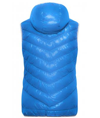 Damen Ladies' Down Vest Blue/silver 8104