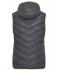 Ladies Ladies' Down Vest Carbon/acid-yellow 8104