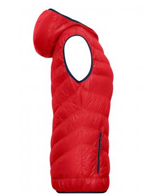 Damen Ladies' Down Vest Red/navy 8104