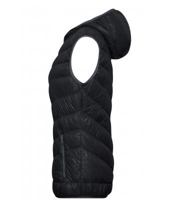 Damen Ladies' Down Vest Black/grey 8104
