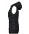Damen Ladies' Down Vest Black/grey 8104