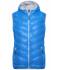 Damen Ladies' Down Vest Blue/silver 8104