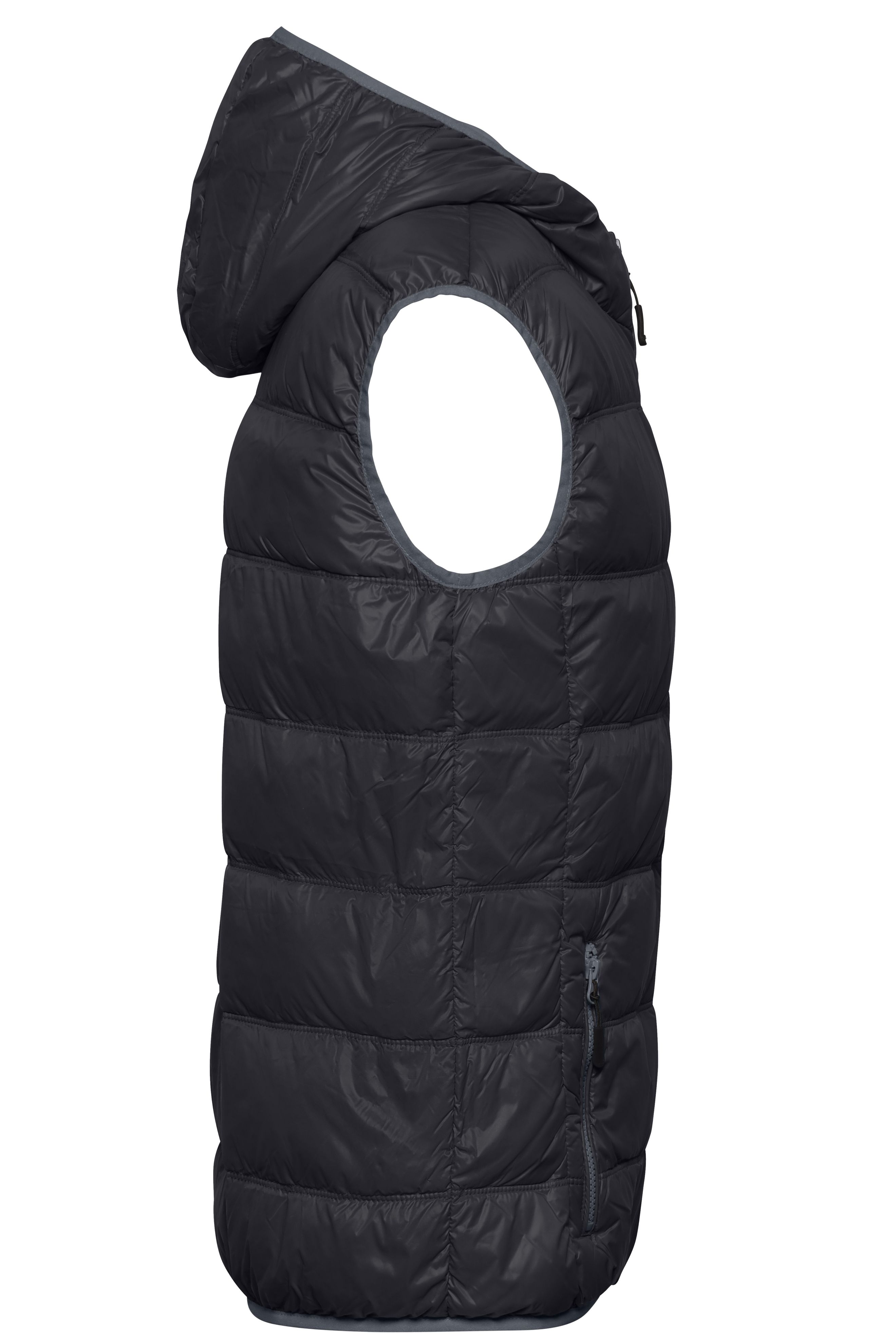 Men Men's Down Vest Black/greyDaiber