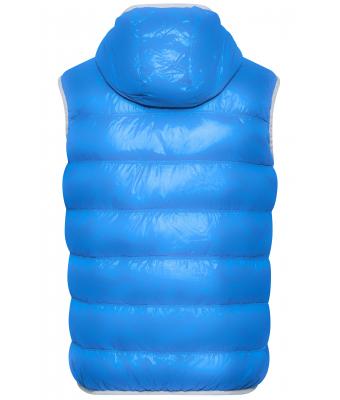 Men Men's Down Vest Blue/silver 8105