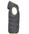 Men Men's Down Vest Carbon/acid-yellow 8105