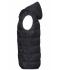 Herren Men's Down Vest Black/grey 8105