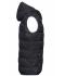 Herren Men's Down Vest Black/grey 8105