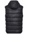 Herren Men's Down Vest Black/grey 8105