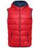 Herren Men's Down Vest Red/navy 8105