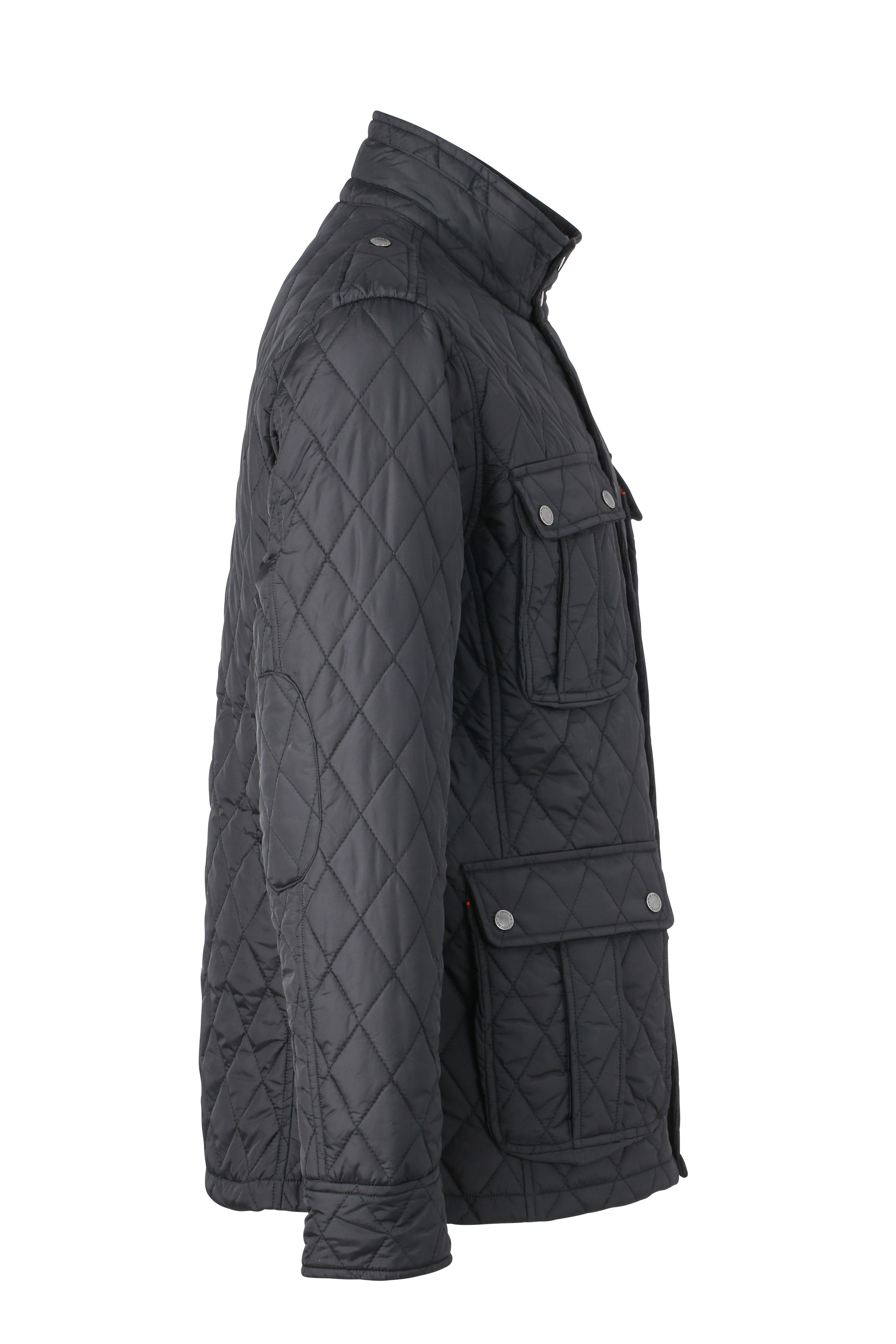 Men Men's Diamond Quilted Jacket BlackDaiber